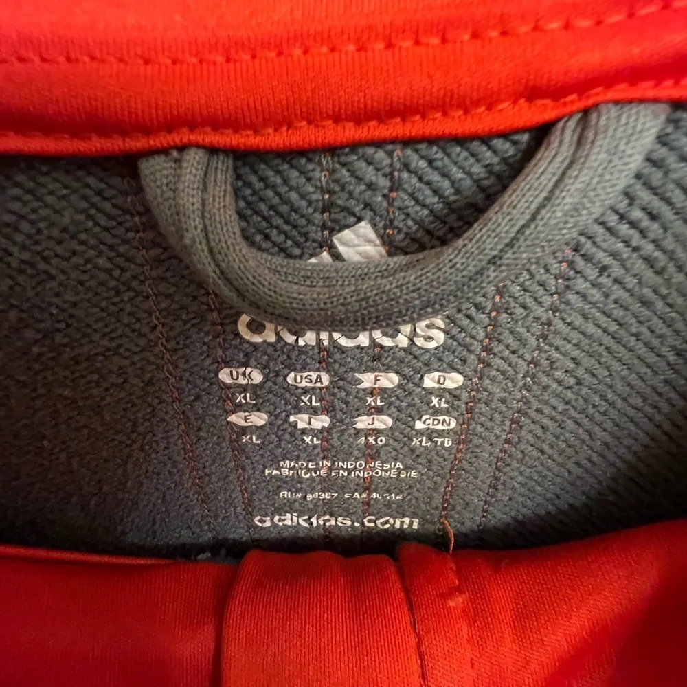 Mens Adidas Half Zip Sweatshirt Dry fit